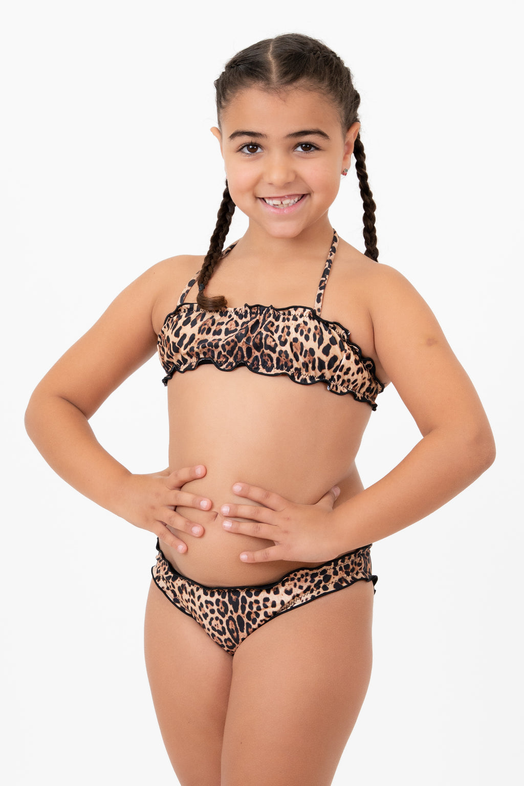 Bikini Fascia Frou-Frou Bimba - Maculato