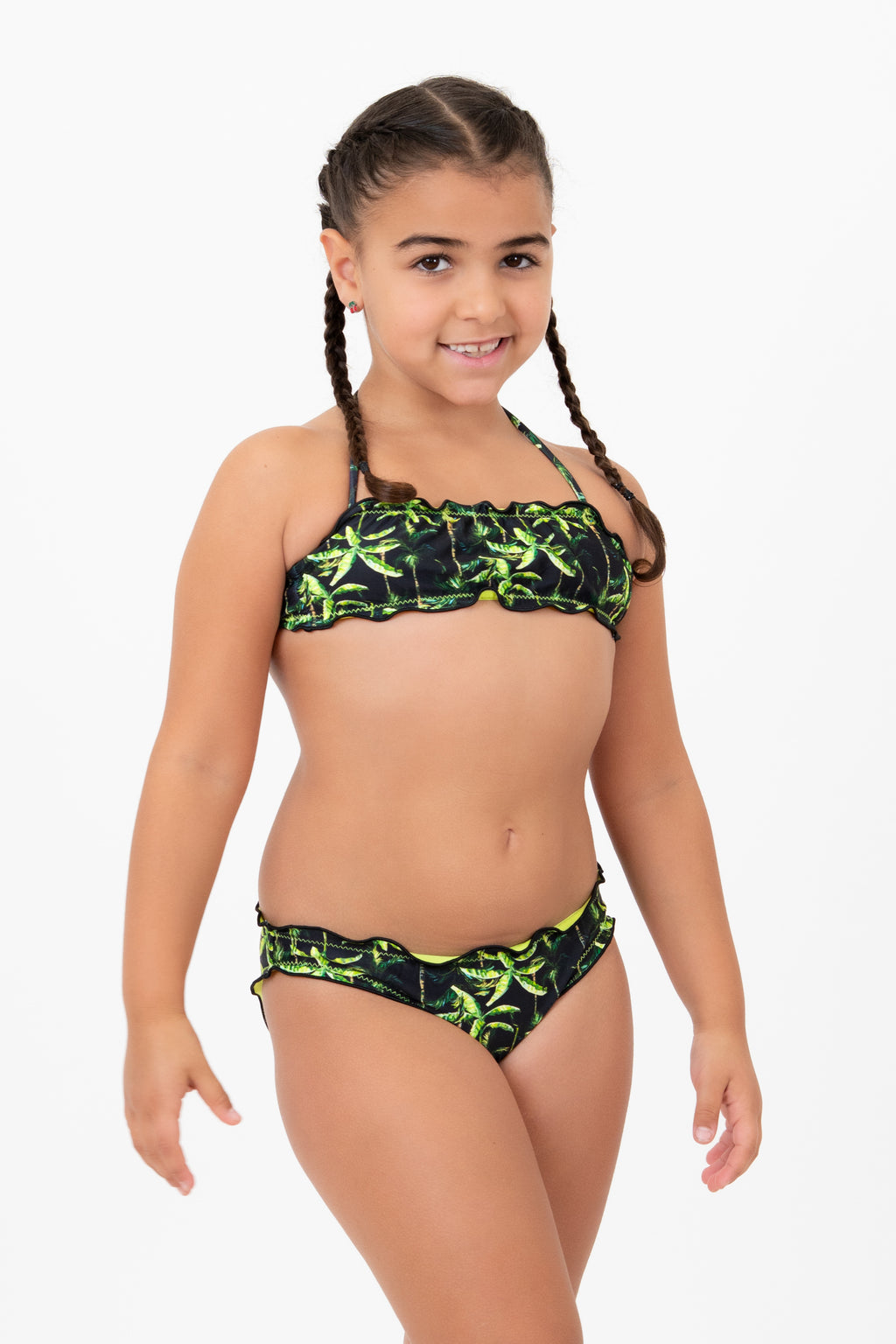 Bikini Fascia Frou-Frou Bimba - Palme