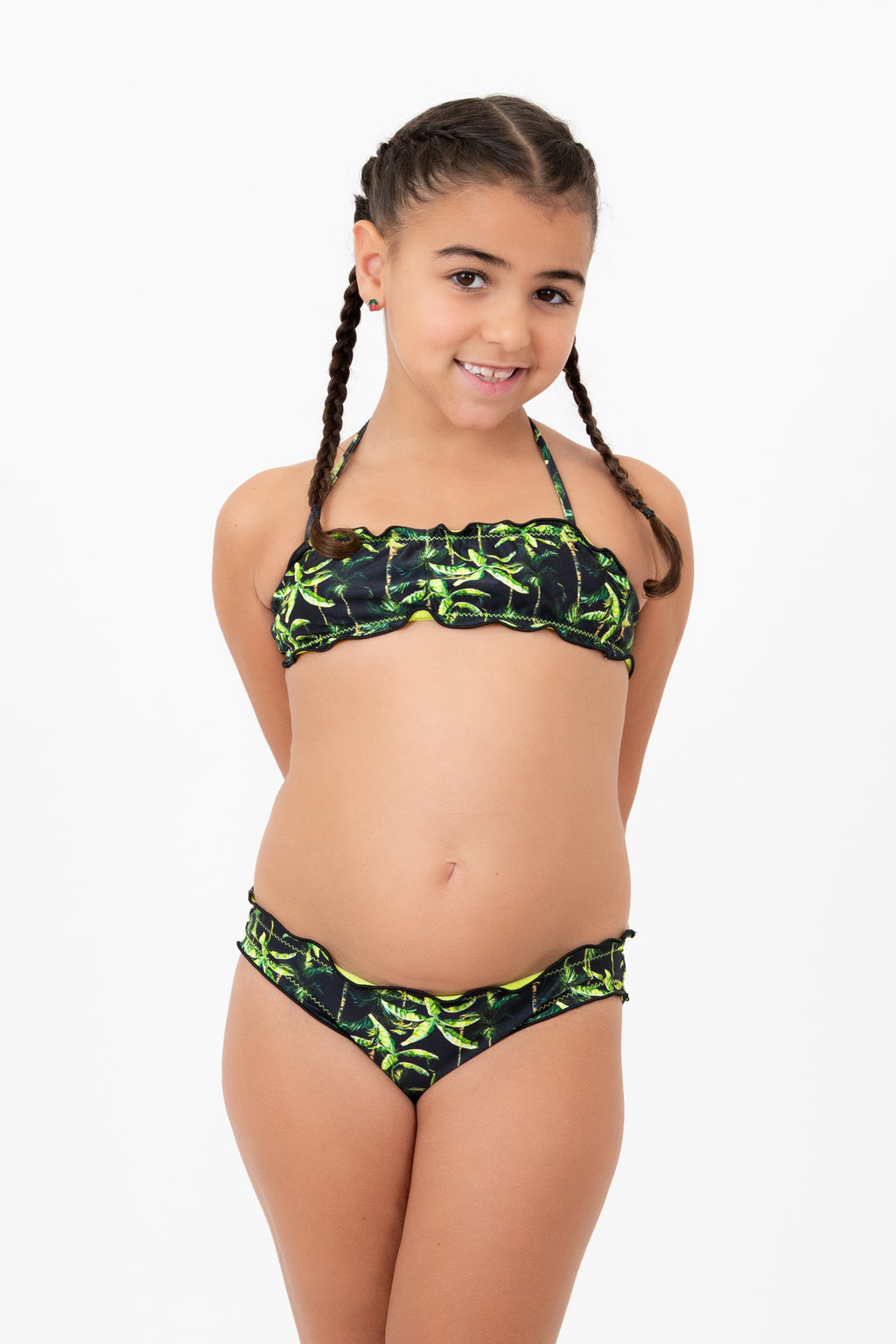 Bikini Fascia Frou-Frou Bimba - Palme