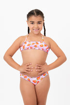 Bikini Fascia Frou-Frou Bimba - Fragole