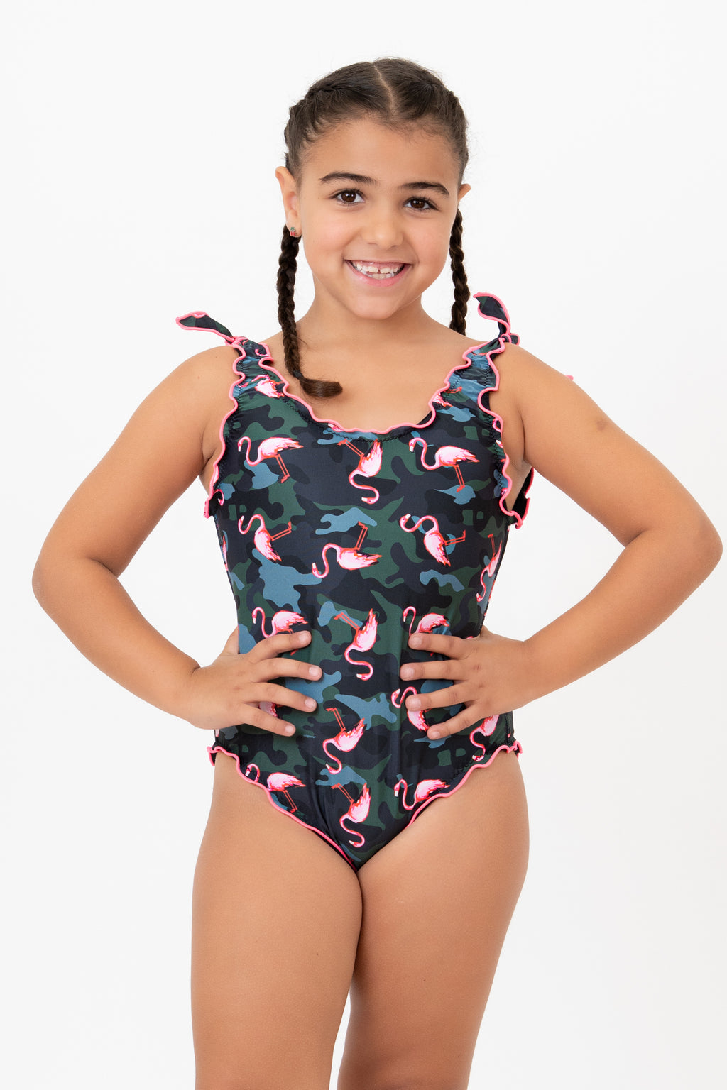 Intero Bimba Flamingo