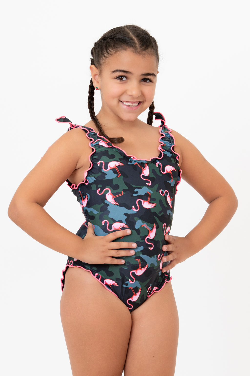 Intero Bimba Flamingo