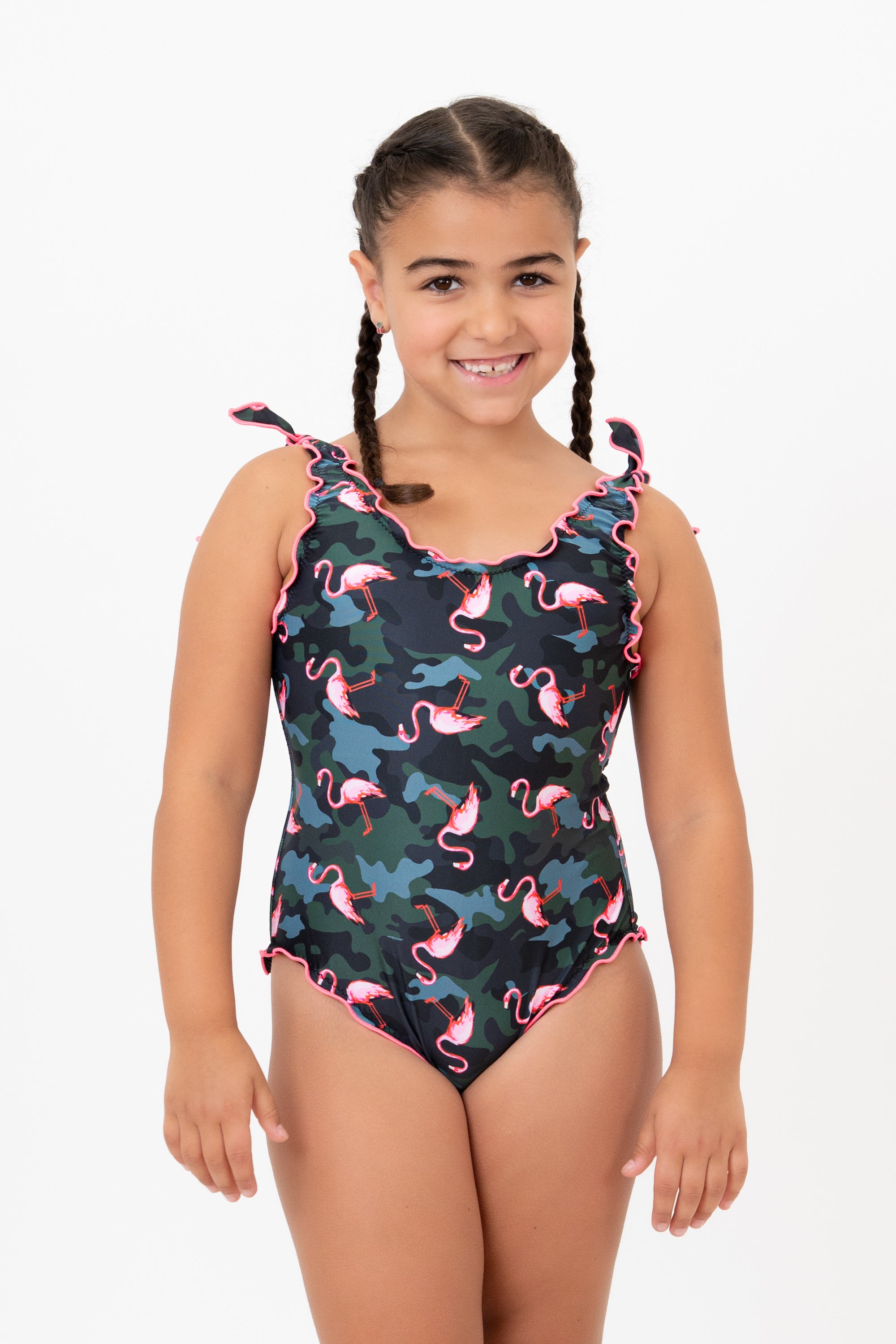 Intero Bimba Flamingo