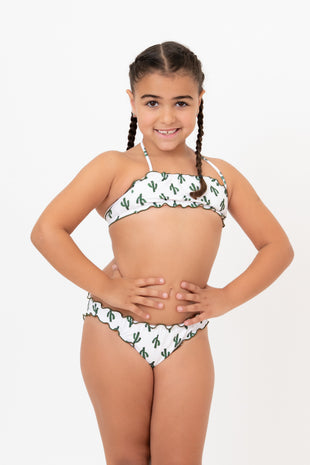 Bikini Fascia Frou-Frou Bimba - Cactus