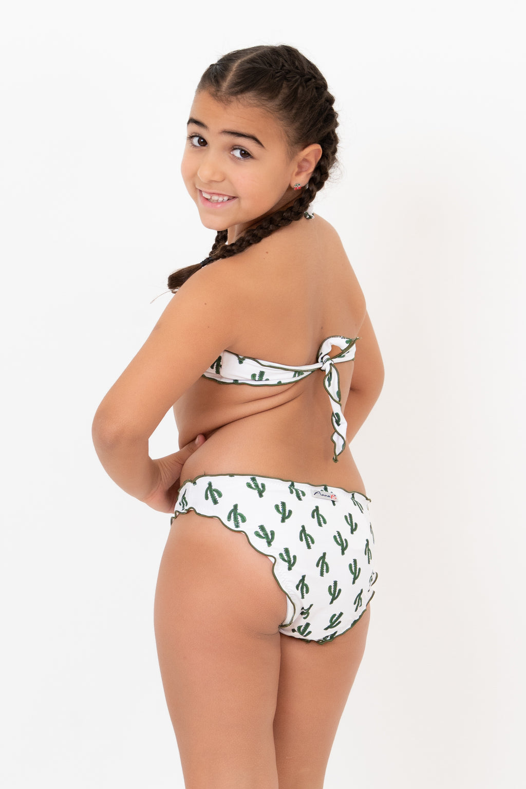 Bikini Fascia Frou-Frou Bimba - Cactus