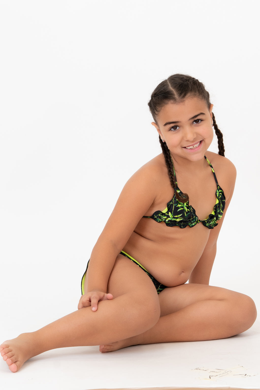 Bikini Triangolo Bimba -Palme
