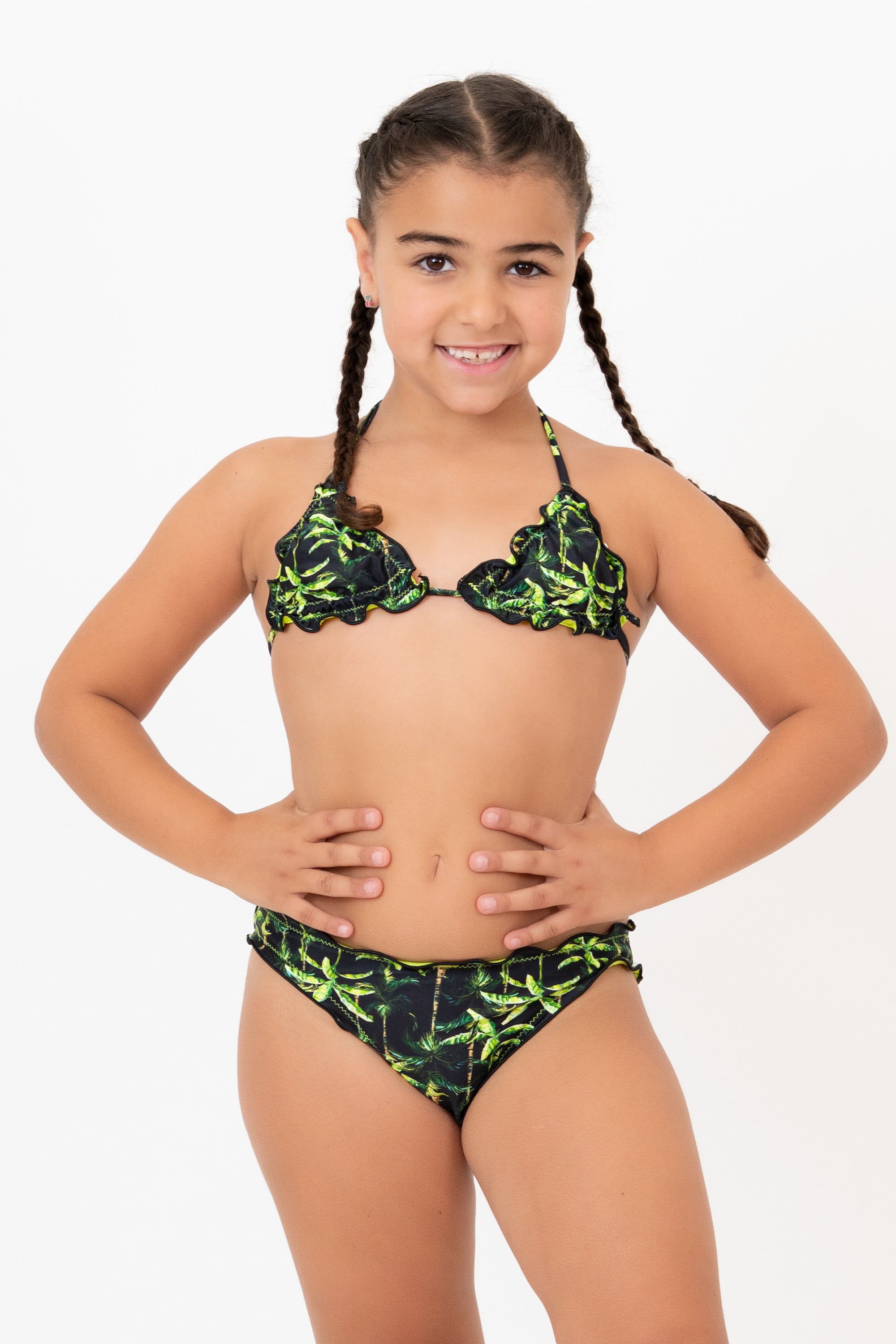 Bikini Triangolo Bimba -Palme