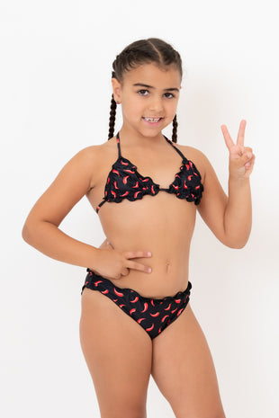 Bikini Triangolo Bimba - Peperoncino