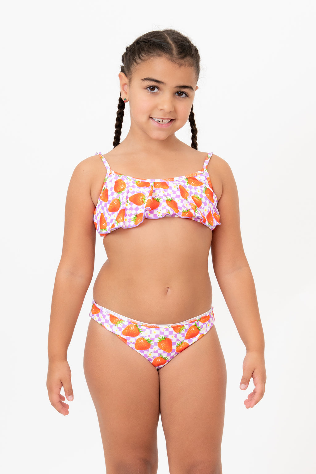 Bikini Volant Bimba - Fragole