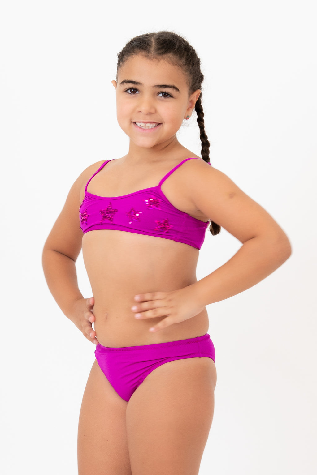 Bikini Bimba Paillettes Viola