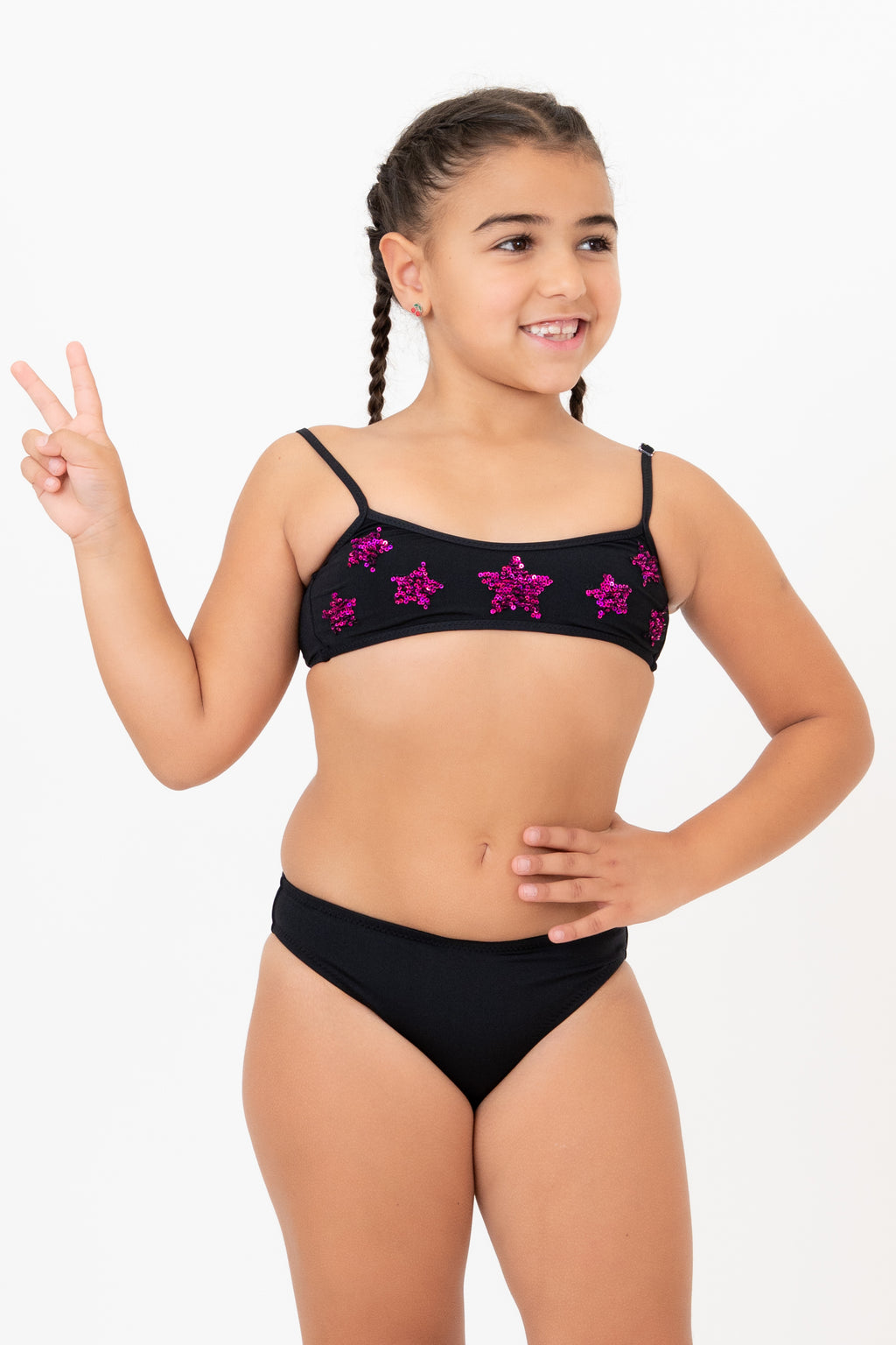 Bikini Bimba Paillettes Nero