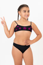 Bikini Bimba Paillettes Nero